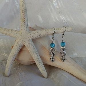 NEW Handmade Seahorse Earrings